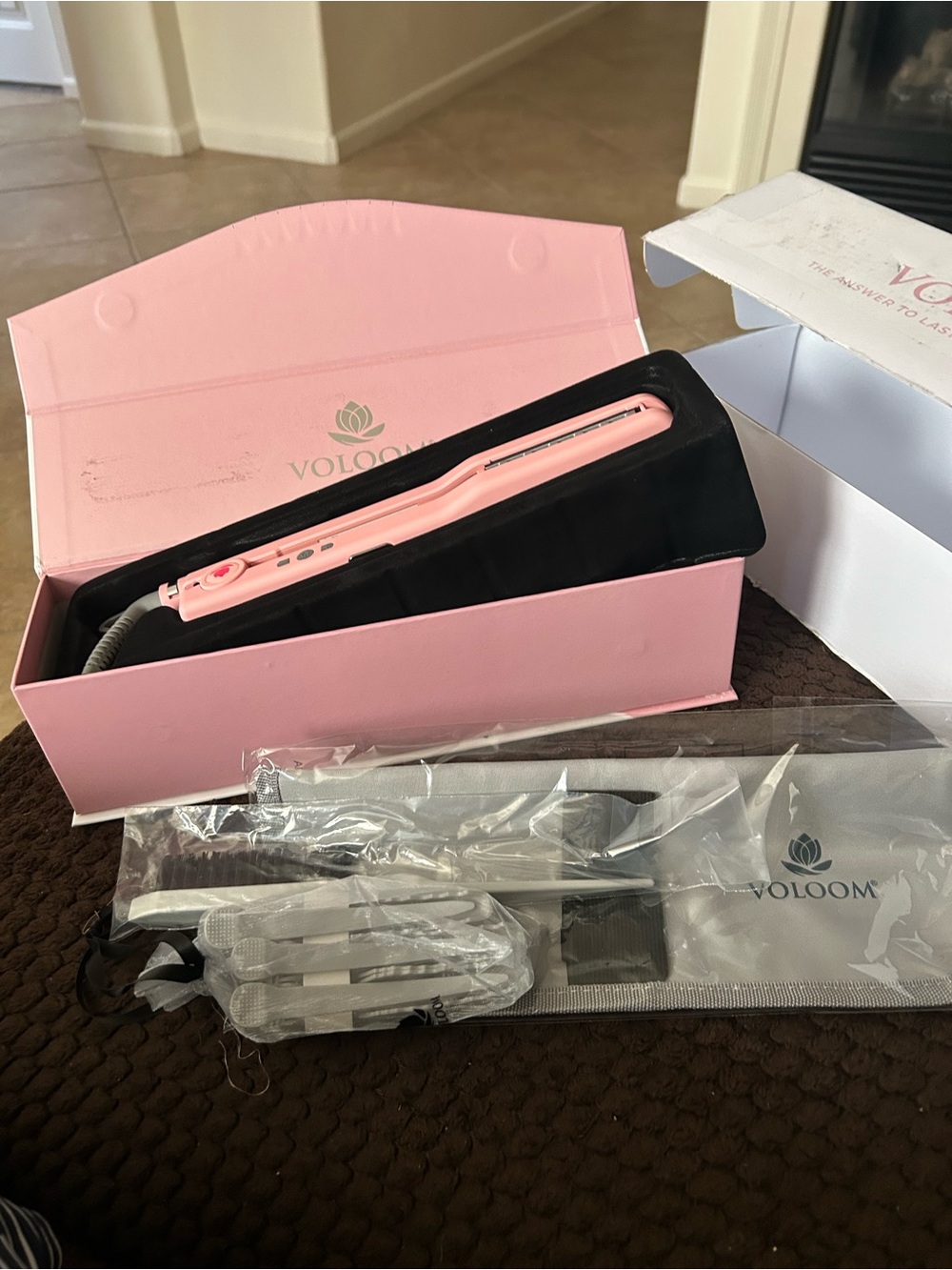 VOLOOM Voloom 2.0 1" Hair Volumizing Iron - Pink - Picture 5 of 7